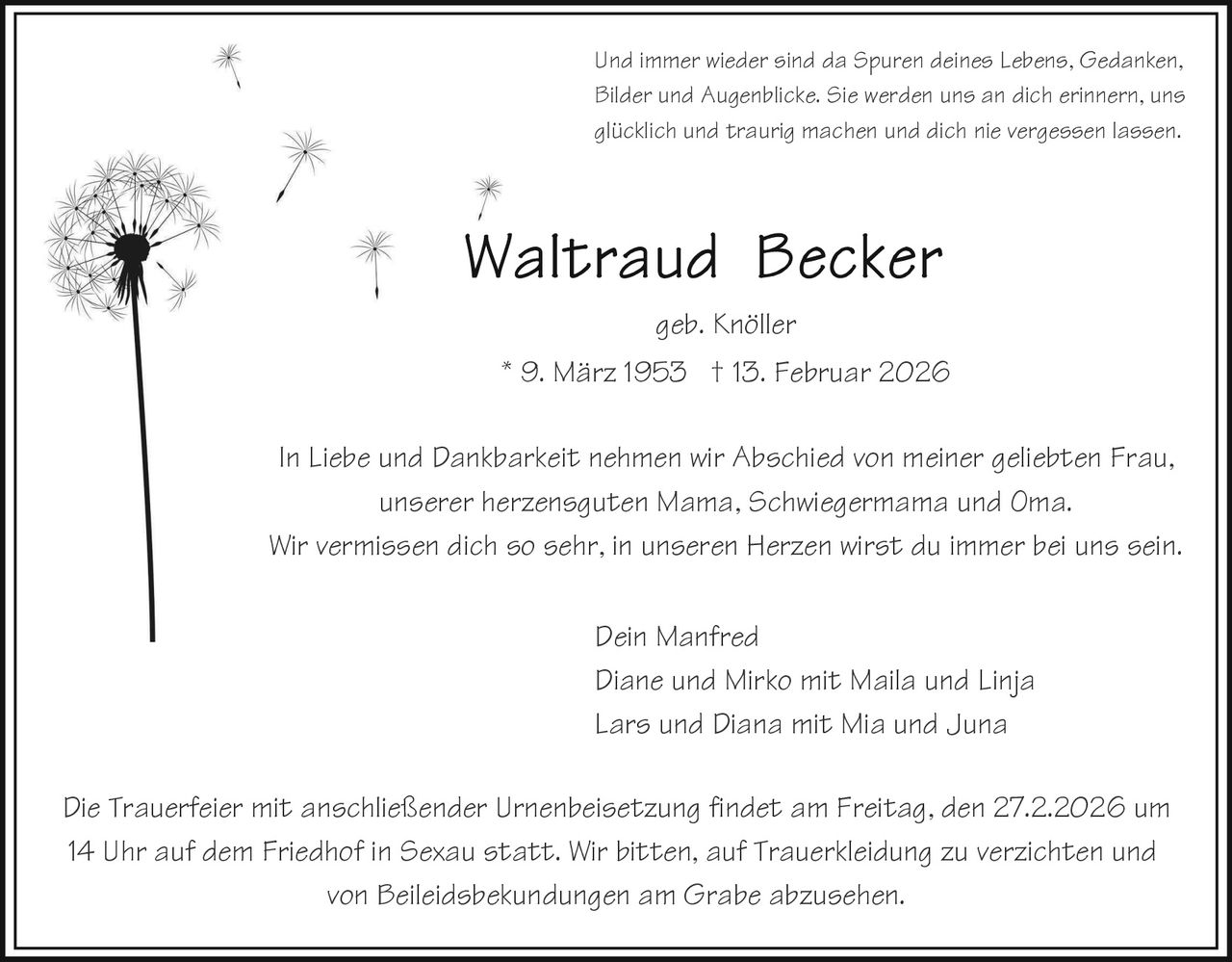 Ankündigung
