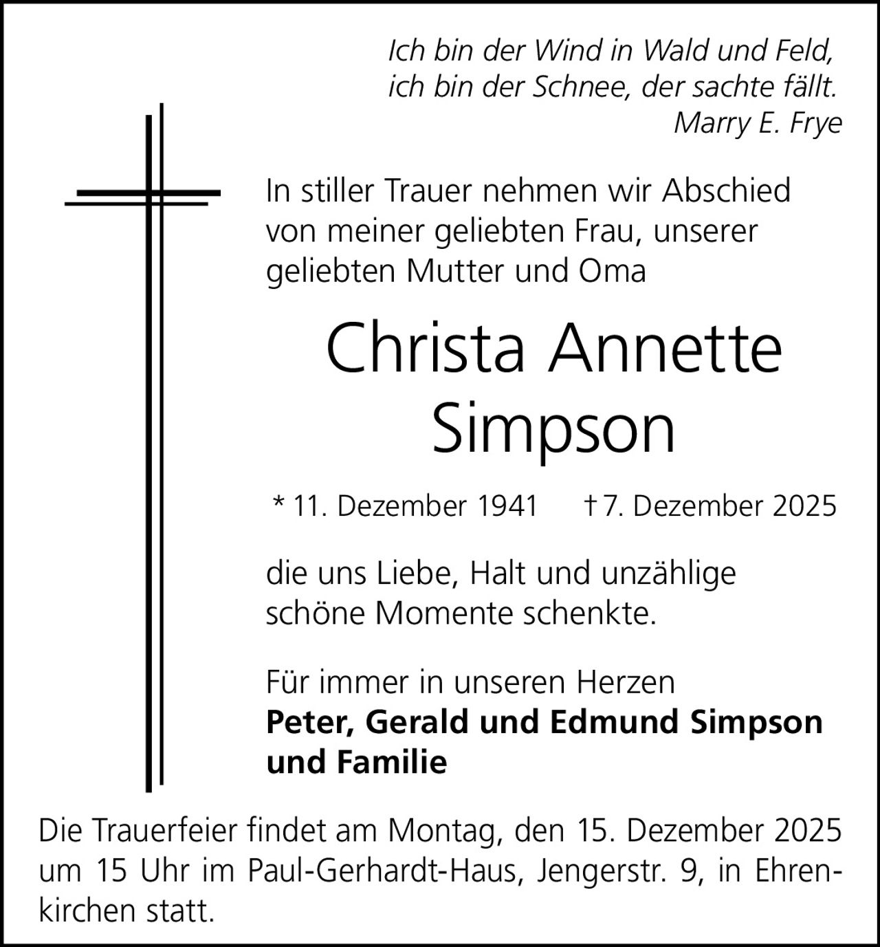 Ankündigung