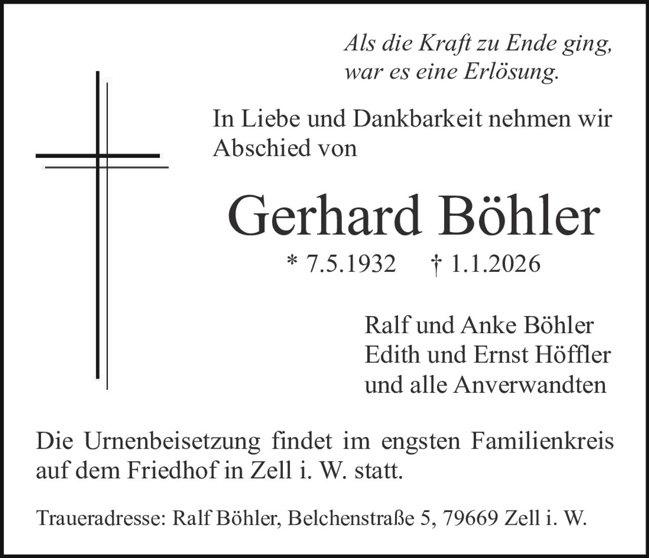 Ankündigung
