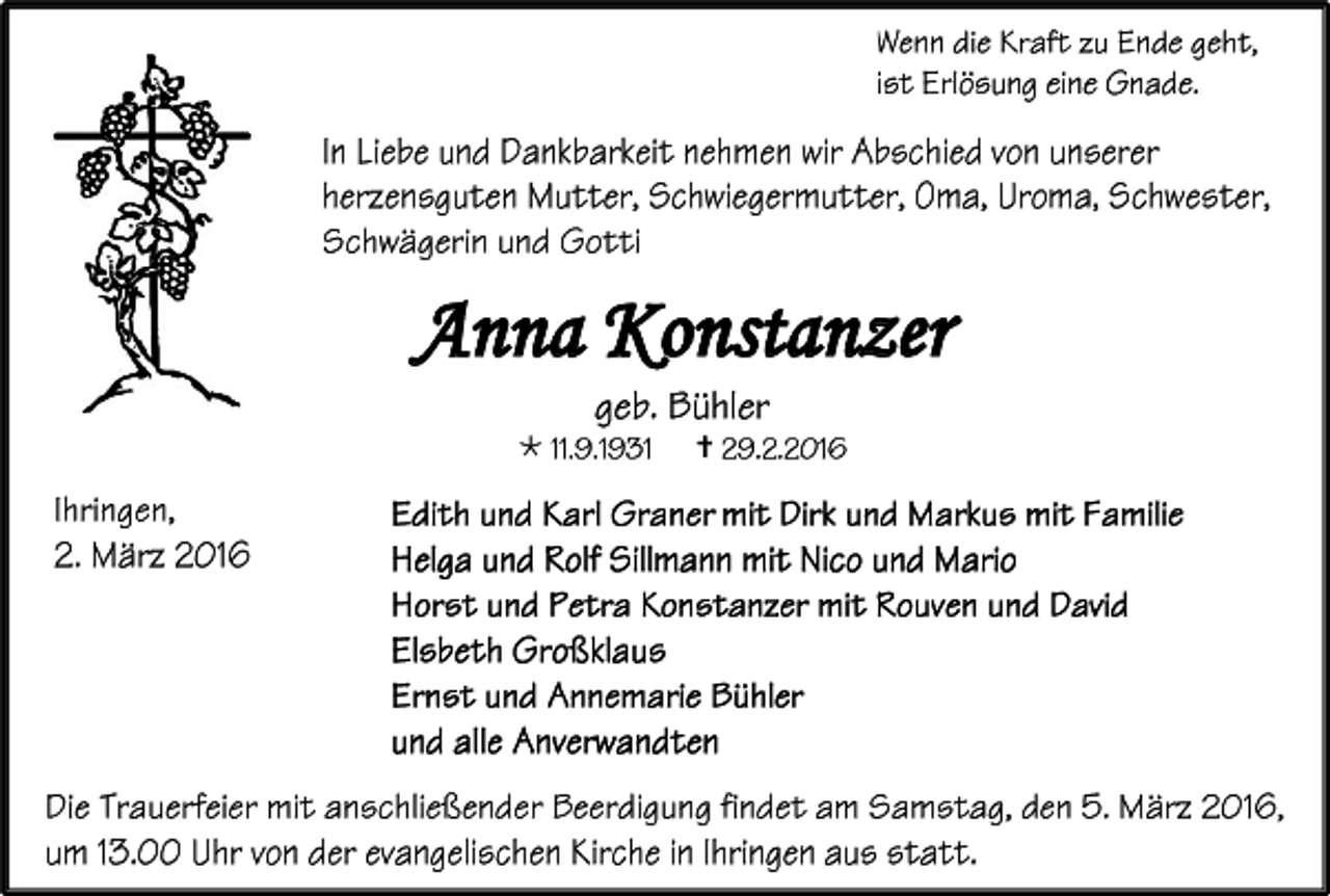 <p>Anna Konstanzer<br /></p><p></p>