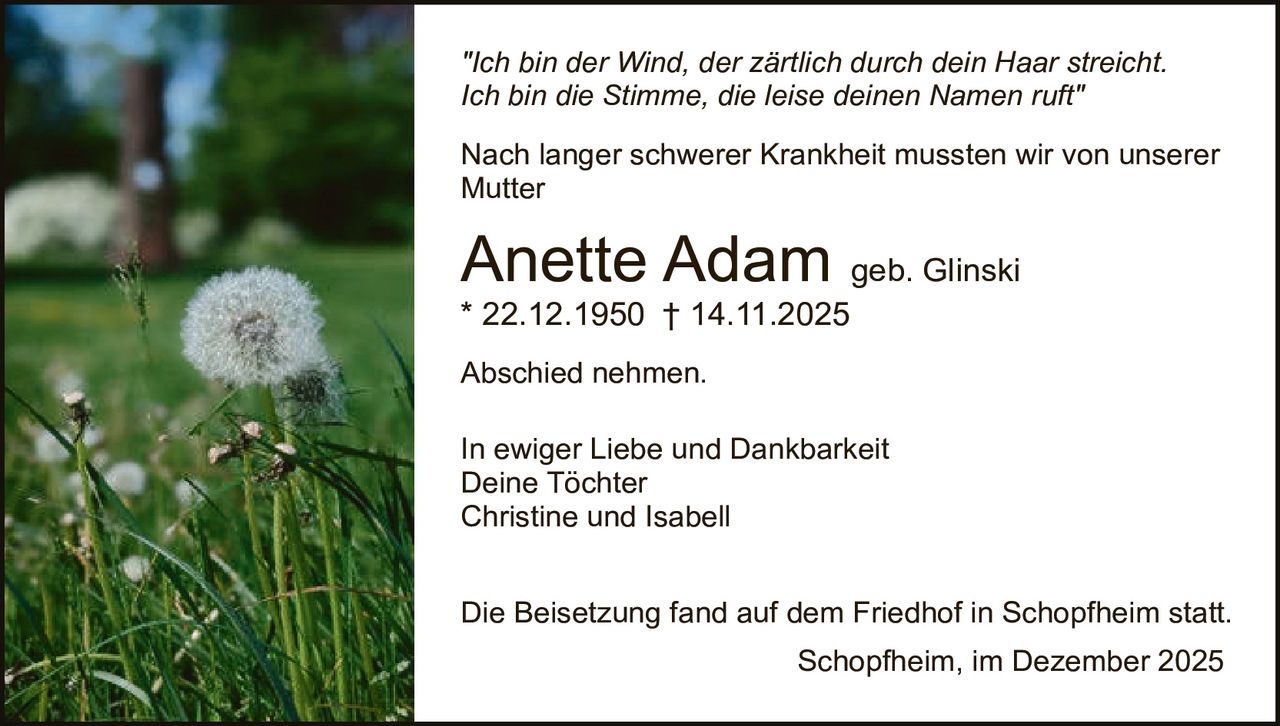 Ankündigung