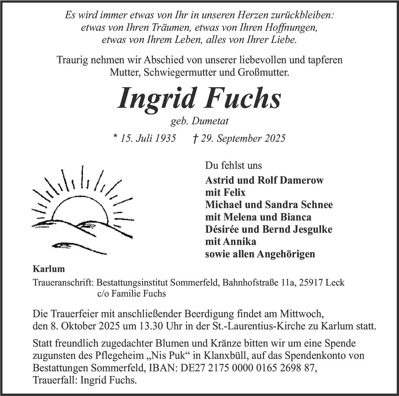 Ankündigung