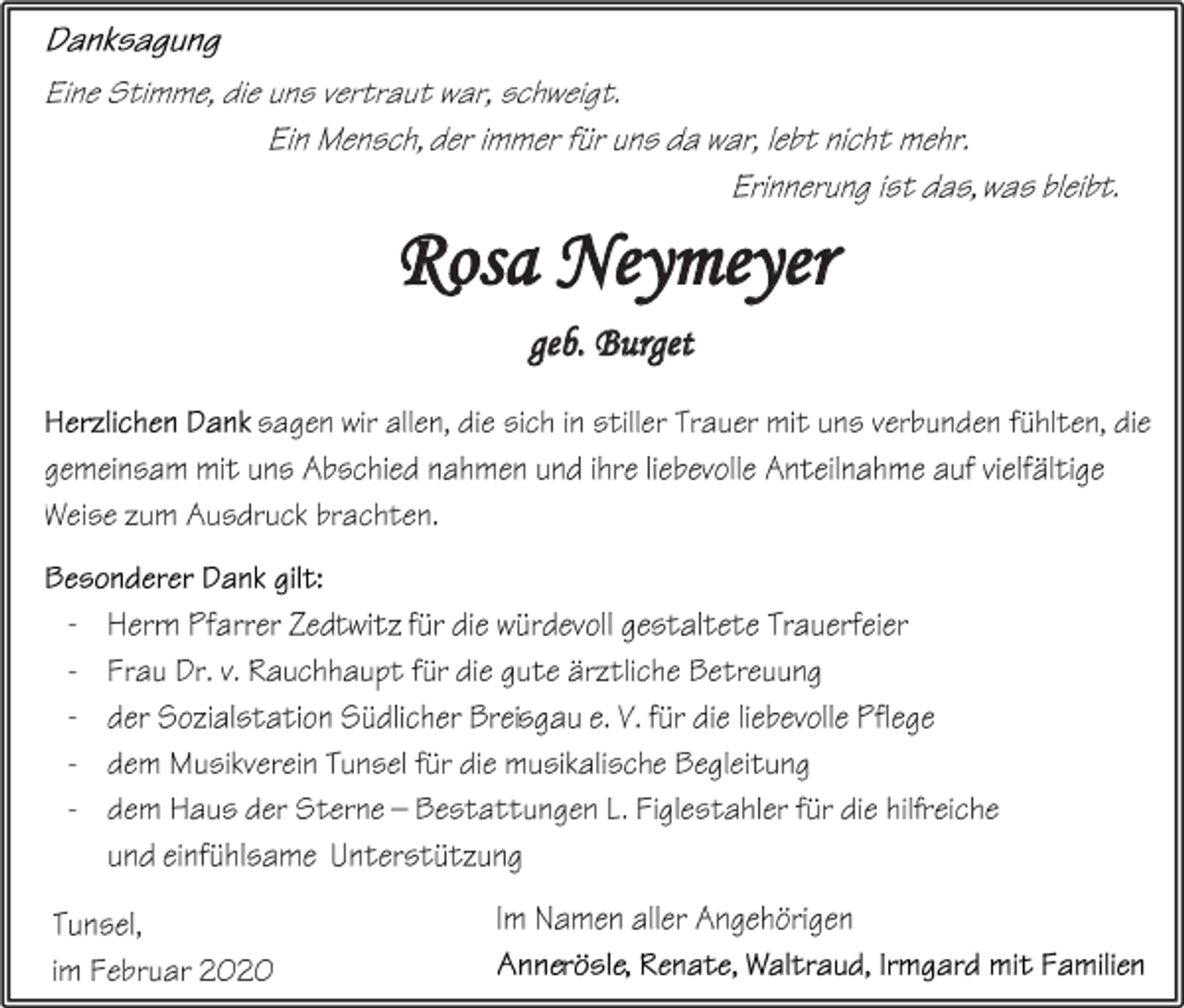 <p>Rosa Neymeyer<br />geb. Burget</p><p>-</p>