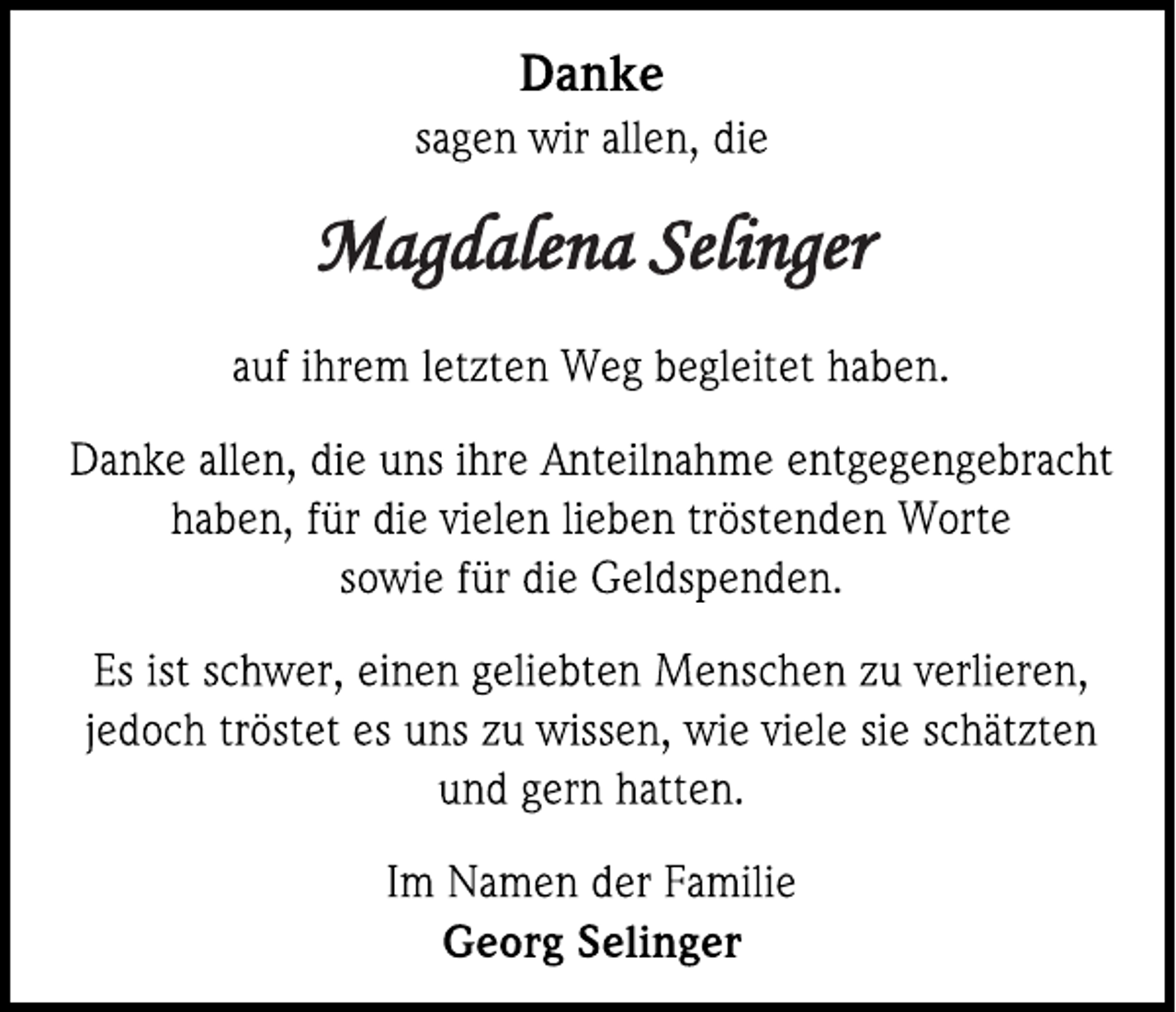 <p>Magdalena Selinger</p>