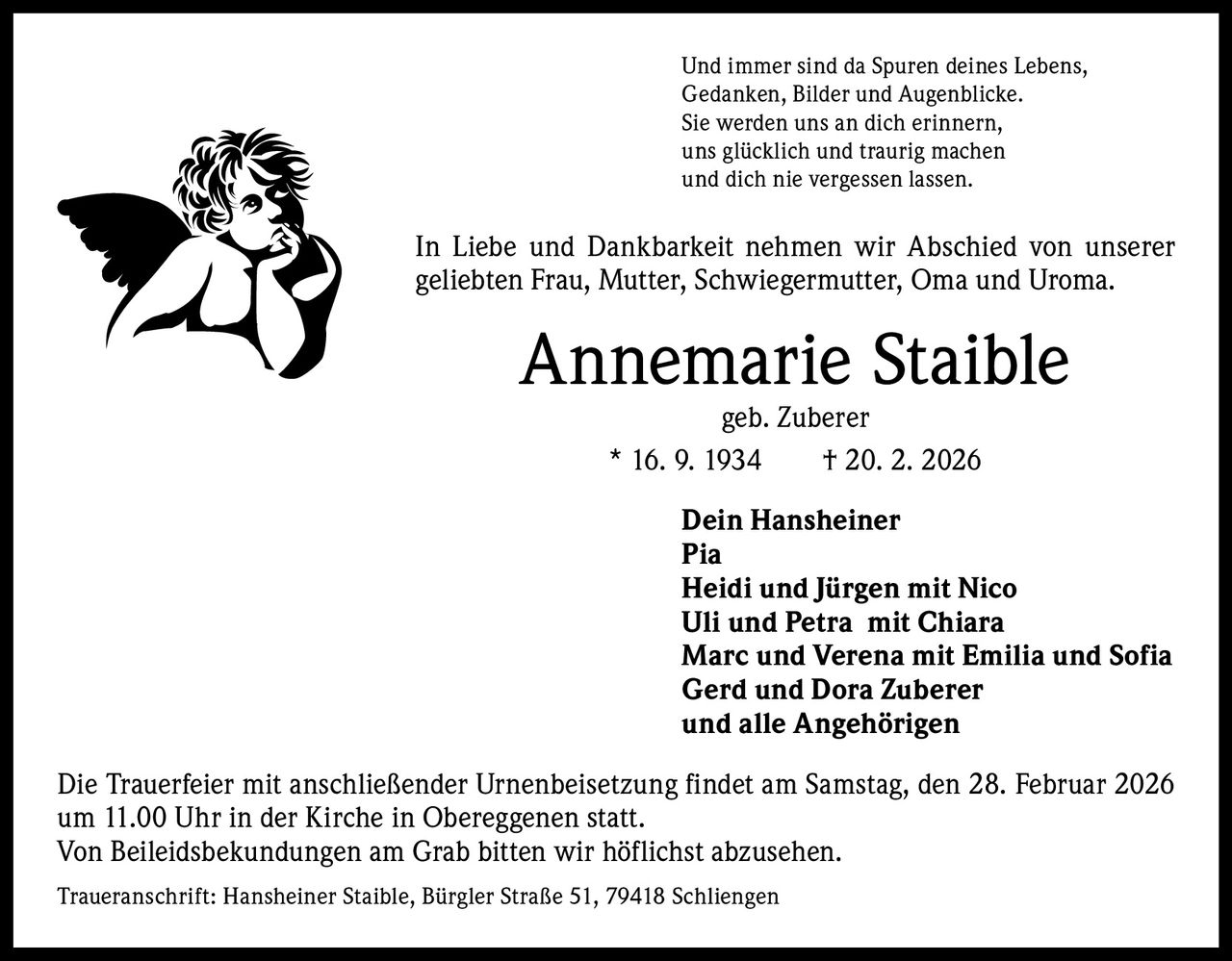 Ankündigung