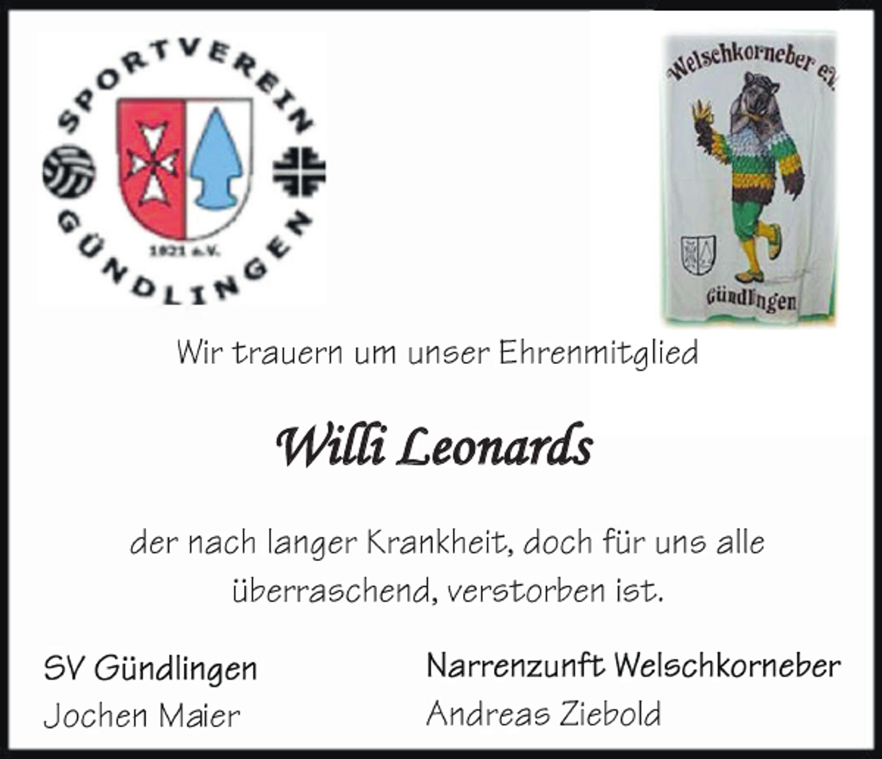 <p>Willi Leonards</p>