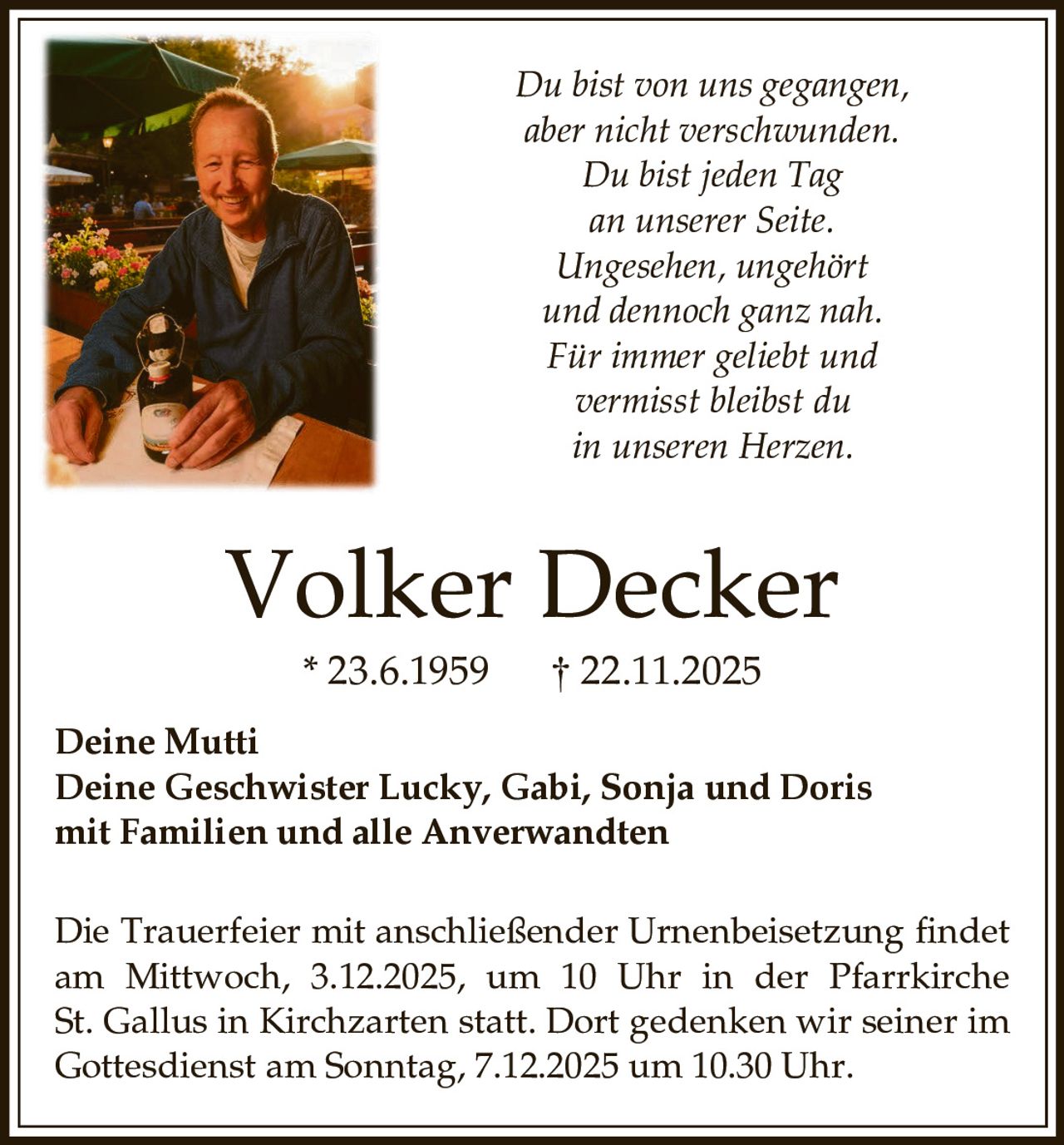 Ankündigung