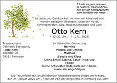 Ankündigung
