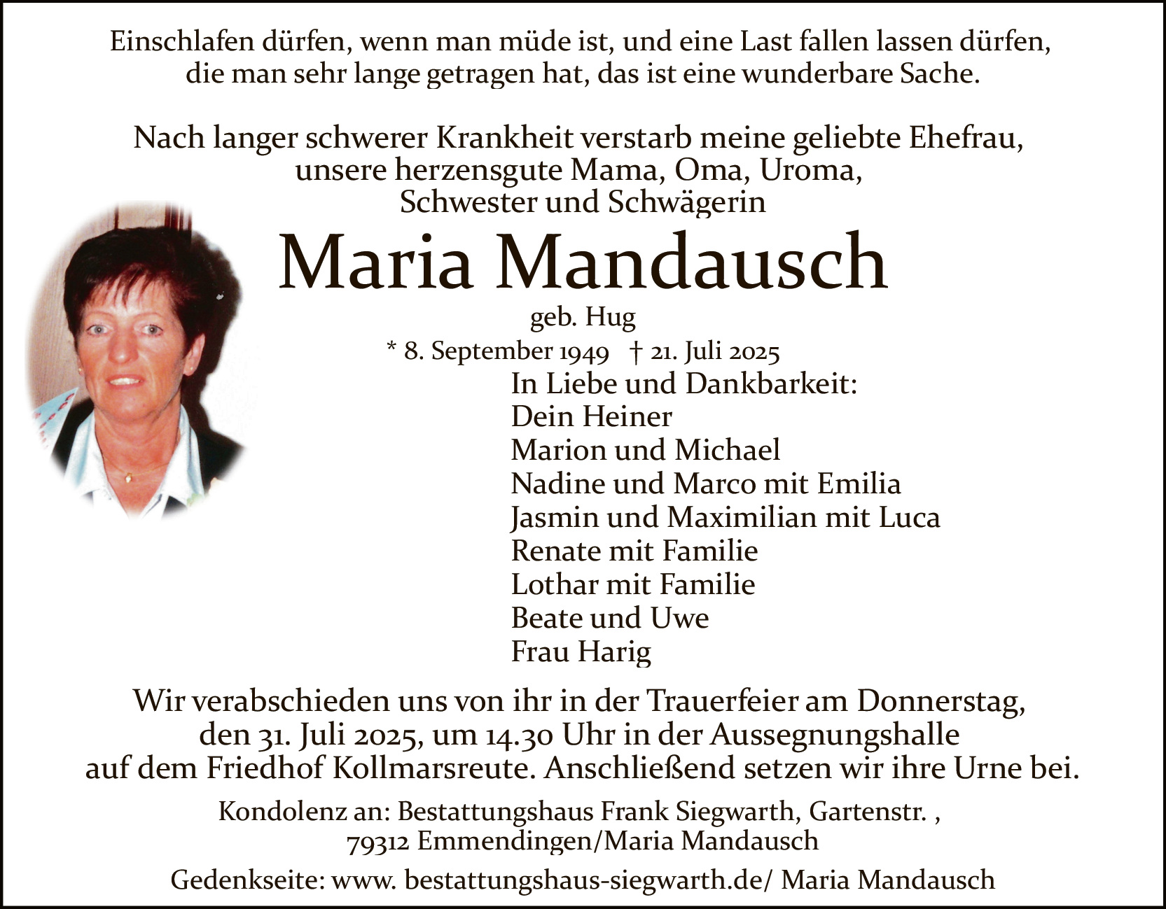 Maria Mandausch
