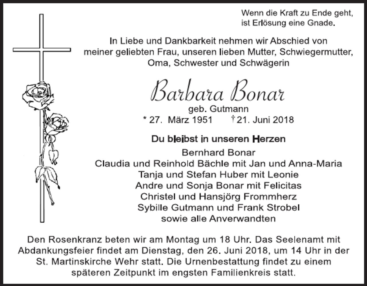 <p>Barbara Bonar</p>