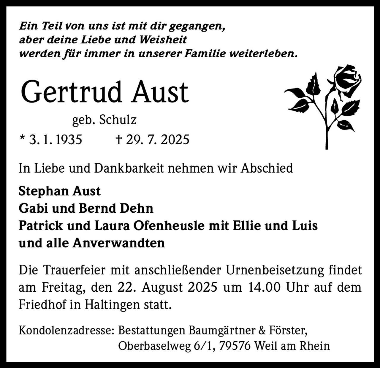 Ankündigung