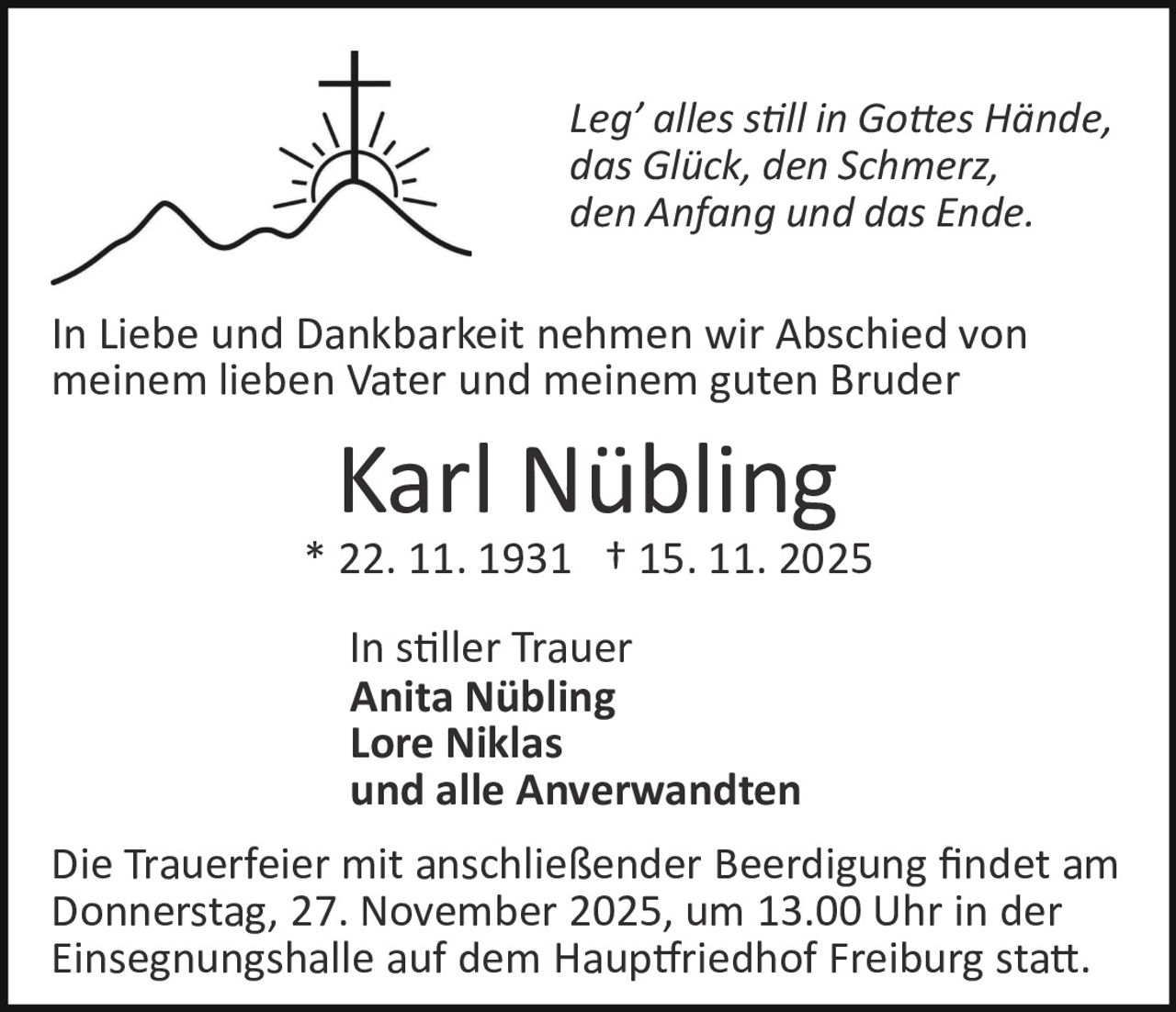 Ankündigung