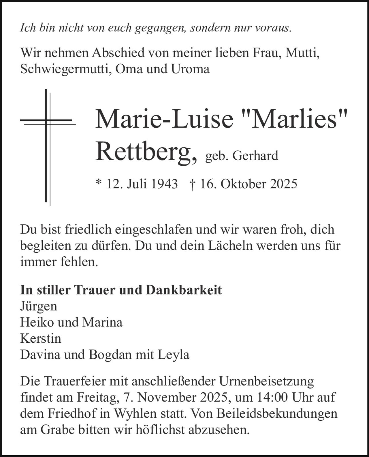 Ankündigung