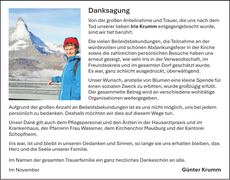 Ankündigung