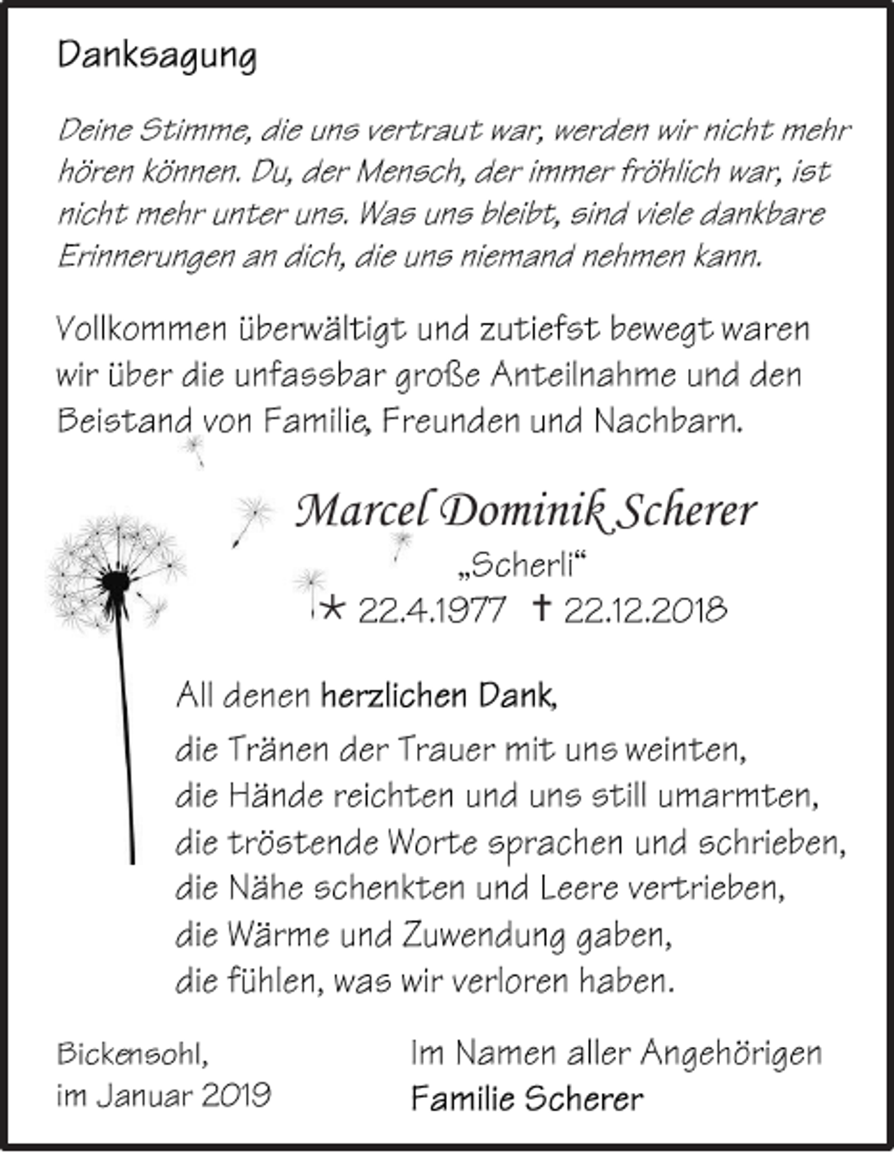 <p>Marcel Dominik Scherer<br /></p><p></p>