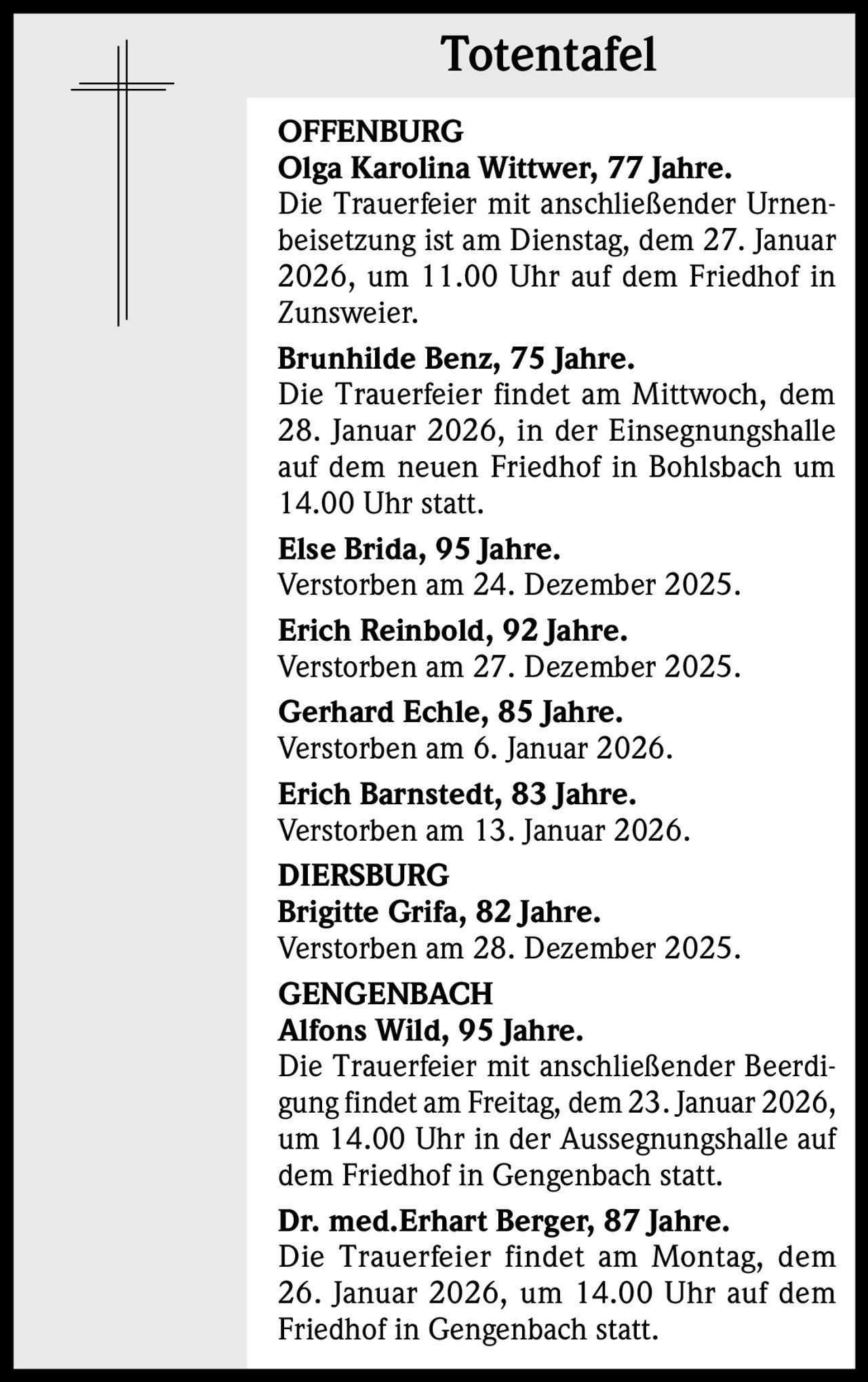 Ankündigung