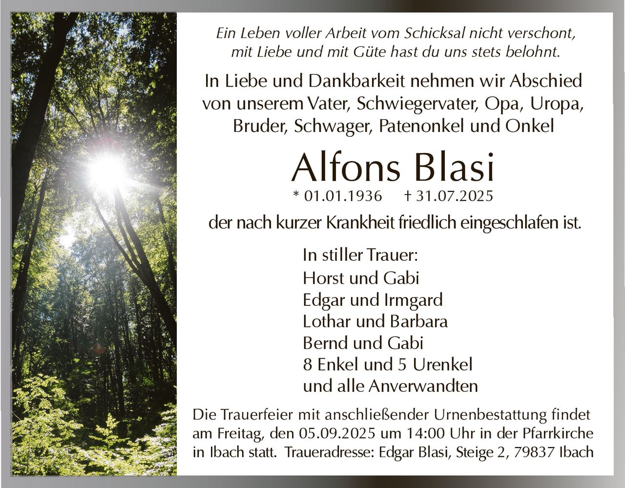 Ankündigung