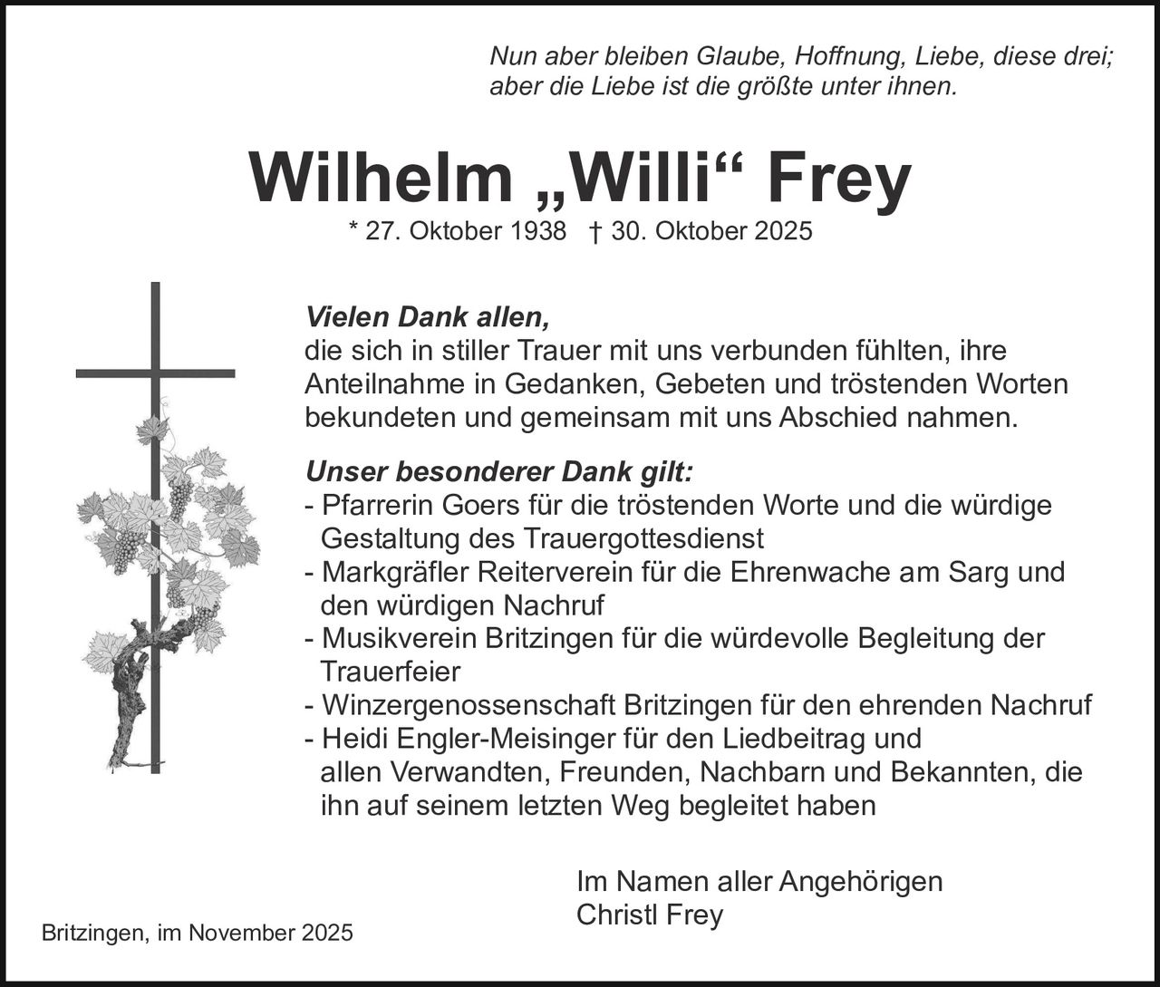 Ankündigung