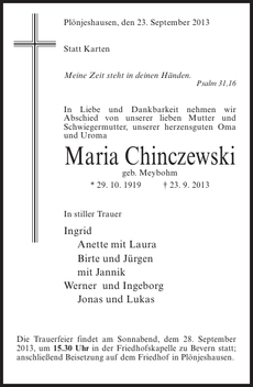 Ankündigung