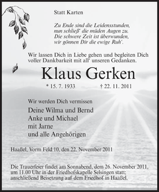 Announcement