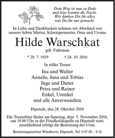 Ankündigung