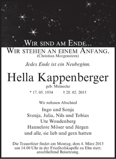 Ankündigung