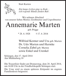 Ankündigung