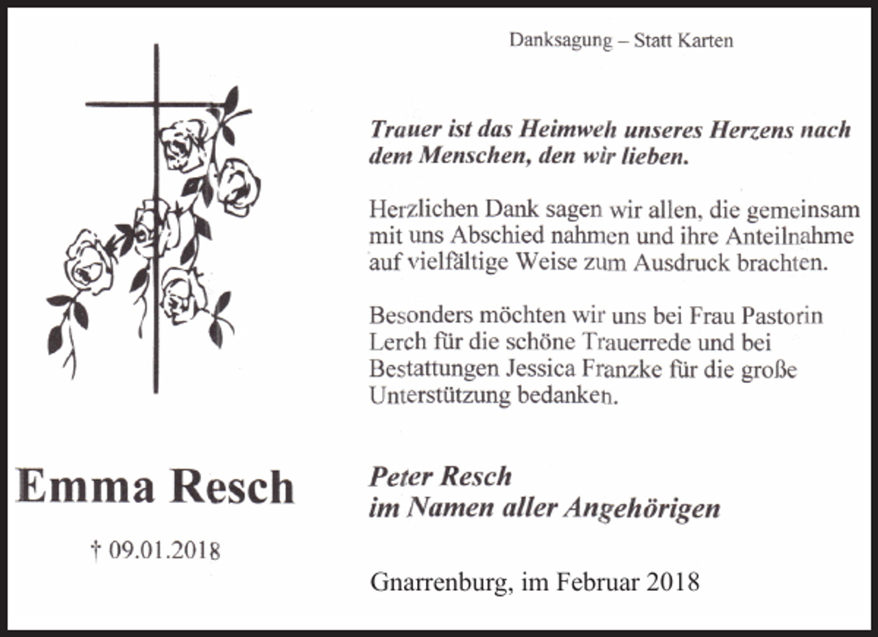 <p>Gnarrenburg, im Februar 2018</p>