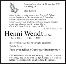 Ankündigung