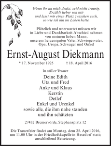 Ankündigung