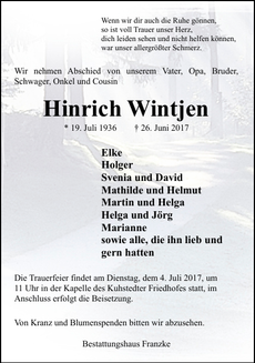 Ankündigung