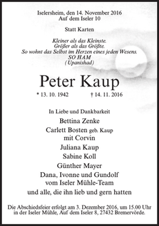 Ankündigung