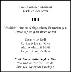 Ankündigung