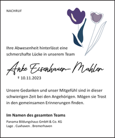 Ankündigung
