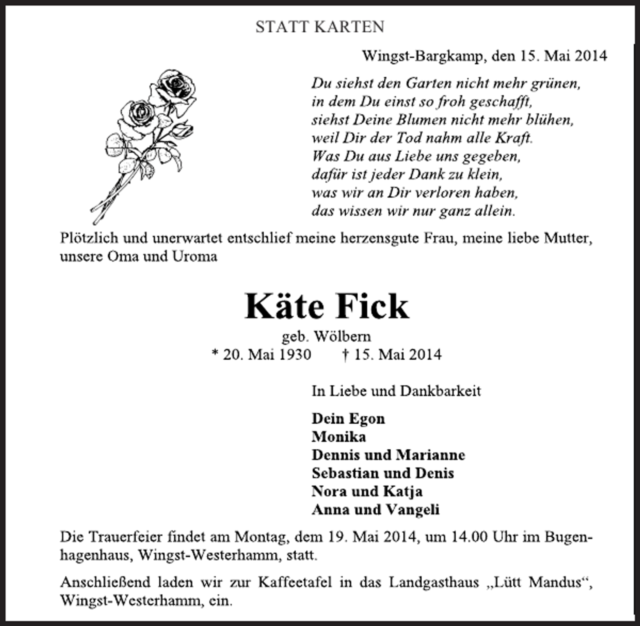 <p>STATT KARTEN</p>