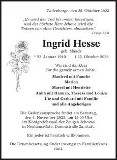 Ankündigung