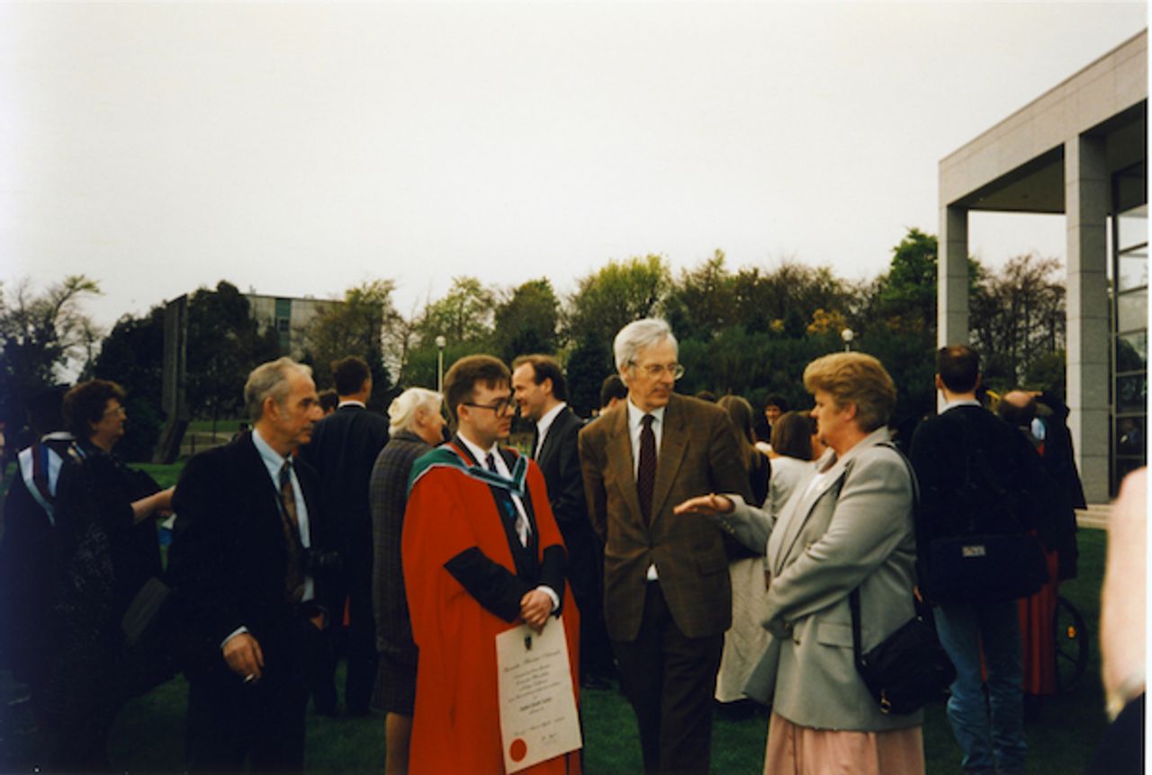 <p>MORE O'FERRALL, Rory (Dalkey, Co. Dublin and late of U.C.D.) - June 15 2012, (peacefully), in the outstanding care of the staff of the Cara Ward, St. Vincent's Private Hospital; sadly missed by his wife Margaret, children Daniel, Ruth and Clare his sons-in-law, grandchildren and extended family and friends. Removal (tomorrow) Tuesday from Quinns of Glasthule to Church of the Assumption, Dalkey arriving at 6 pm. Funeral on Wednesday, after 11.30 am Mass, followed by cremation in Mount Jerome Crematorium. No flowers please. Donations, if desired, to Cancer Research.Requiescat in pace</p>
