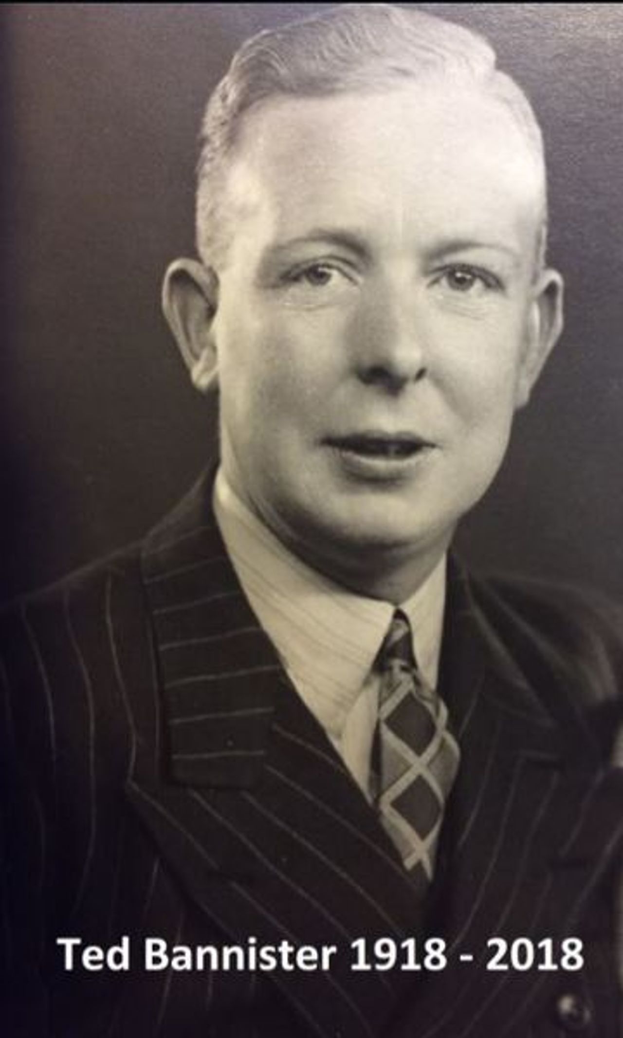 <p>BANNISTER (Ted) (1918 - 2018)-<br />WESTLAND ROW</p>
<p>I got out when the traffic cleared,<br />At Trinity Gate I turned to watch Dad<br />go,<br />His car moved out, then disappeared,<br />Off to the left and down thru Westland<br />Row.</p>
<p>"I'll meet you at the gate at one" he<br />said,<br />I hear him speak, though many a year<br />he's gone,<br />I see him scratching thoughtfully his<br />head,<br />Repeating a phrase from some 1940's'<br />song.</p>
<p>Sometimes, when I am passing by the<br />Gate,<br />Hoping Dad will show up, I still wait<br />Then in the traffic of my mind we go,<br />Off to the left and down thru Westland<br />Row.<br />Howard Lawn<br />If you were still with us, Dad, you would be one hundred years old today. Remembering you with love and never forgetting how you loved us. Your sons, Garry and Frank.</p>