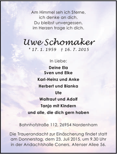 Announcement