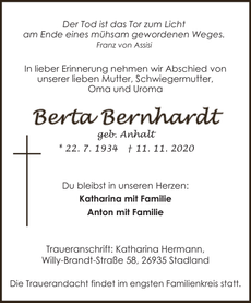Announcement