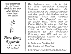 Ankündigung