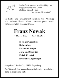 Ankündigung