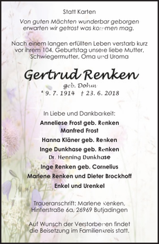 Announcement