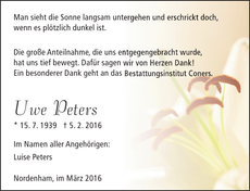 Announcement