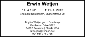 Ankündigung