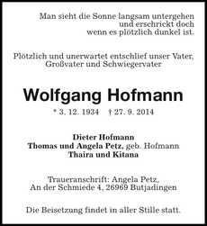 Ankündigung