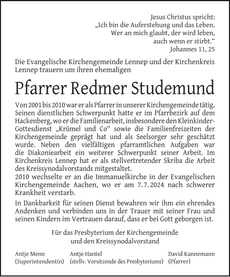 Ankündigung