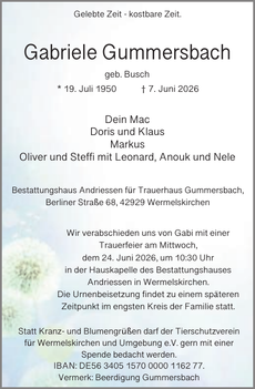 Announcement