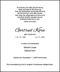 Announcement