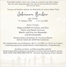 Announcement